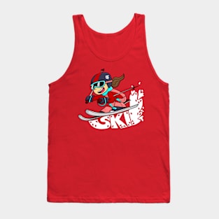 Ski girl Tank Top